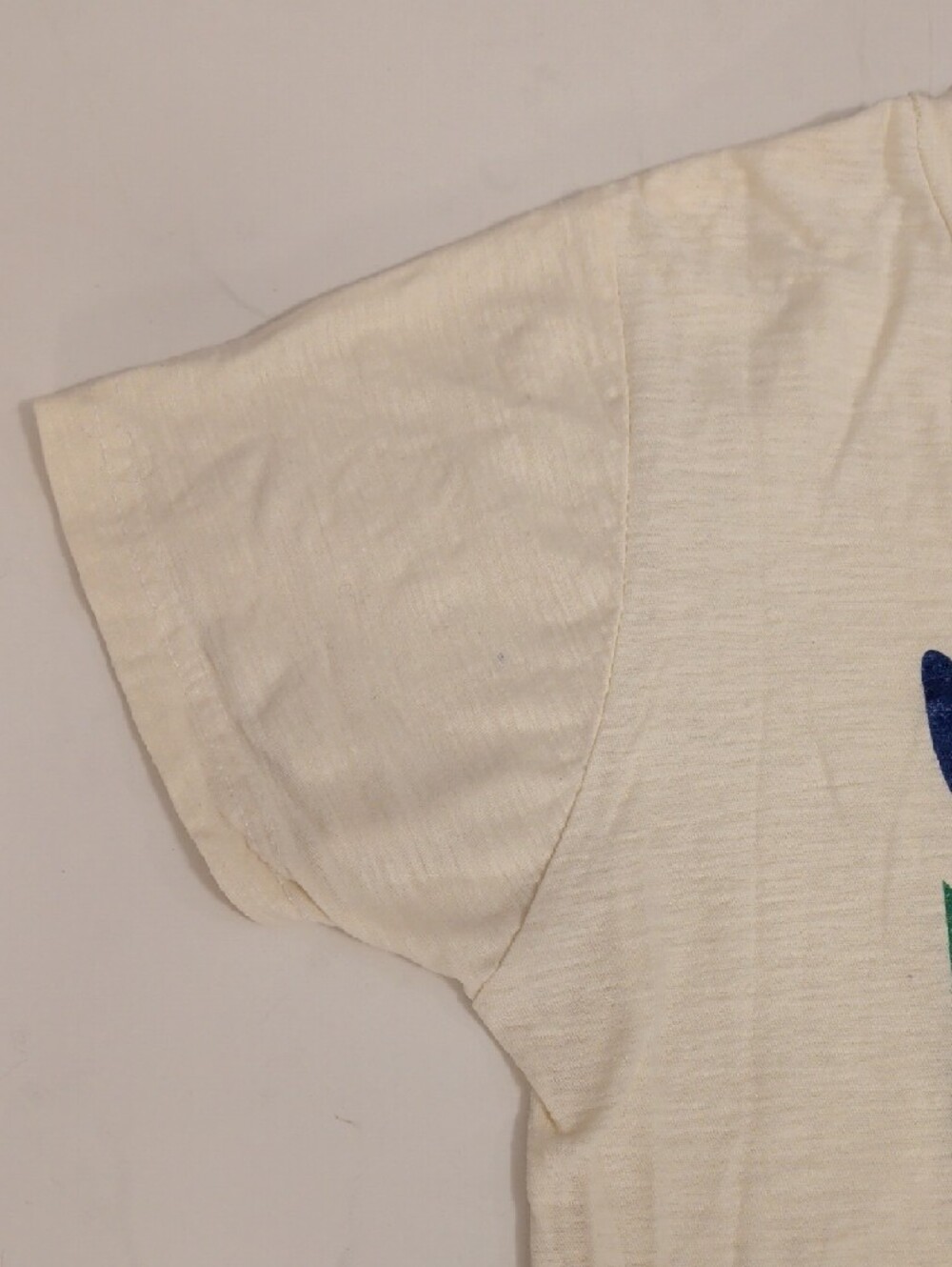 NHL Hartford Whaler's Hockey Team T Shirt Wright & Ditson Cream Tee 100% Cotton - Picture 4 of 7